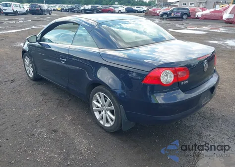 2011 Volkswagen Eos Komfort из США, поврежденный, VIN WVWAA7AH8BV000901